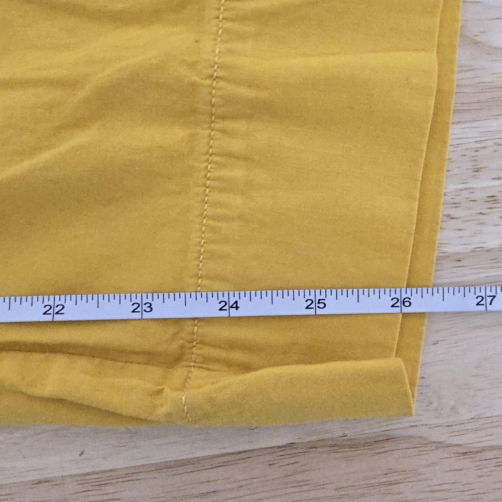 Maeve Wide-Leg Pants in Mustard Yellow - Picture 7 of 12